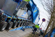 Trafotransport zum Umspannwerk Pichling